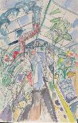 Ernst Ludwig Kirchner Im Treibhaus France oil painting artist